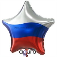 Шар надувной Звезда 21' / триколор